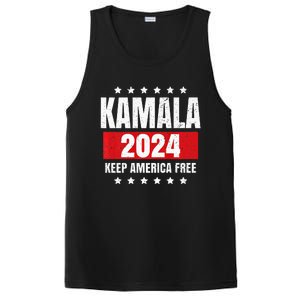 Kamala Harris 2024 Keep America Free Pro Kamala 2024 PosiCharge Competitor Tank