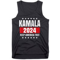 Kamala Harris 2024 Keep America Free Pro Kamala 2024 Tank Top