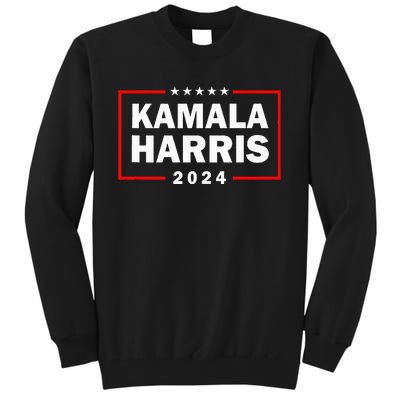 Kamala Harris 2024 Retro Usa Political President Election Tall Sweatshirt