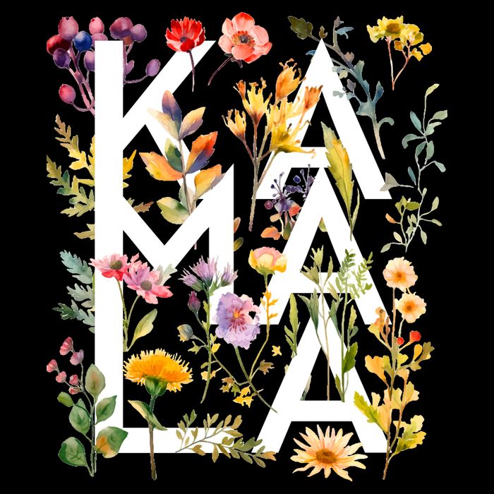 Kamala Harris 2024 Election Floral Flowers 16 in Basic Backpack