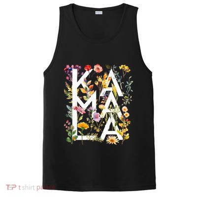 Kamala Harris 2024 Election Floral Flowers PosiCharge Competitor Tank
