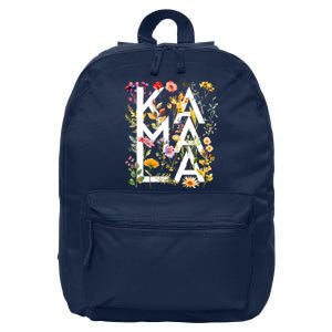 Kamala Harris 2024 Election Floral Flowers 16 in Basic Backpack