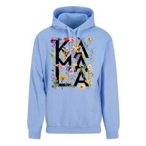 Kamala Harris 2024 Election Floral Flowers Unisex Surf Hoodie