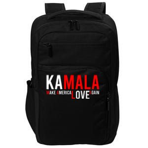 Kamala Harris 2024 For President Make America Love Again Impact Tech Backpack