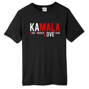 Kamala Harris 2024 For President Make America Love Again Tall Fusion ChromaSoft Performance T-Shirt