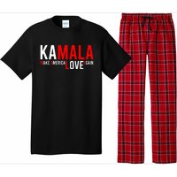 Kamala Harris 2024 For President Make America Love Again Pajama Set