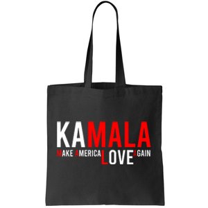 Kamala Harris 2024 For President Make America Love Again Tote Bag