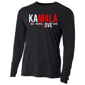 Kamala Harris 2024 For President Make America Love Again Cooling Performance Long Sleeve Crew