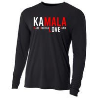 Kamala Harris 2024 For President Make America Love Again Cooling Performance Long Sleeve Crew