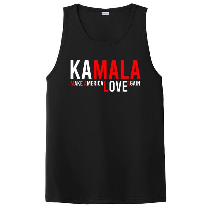 Kamala Harris 2024 For President Make America Love Again PosiCharge Competitor Tank