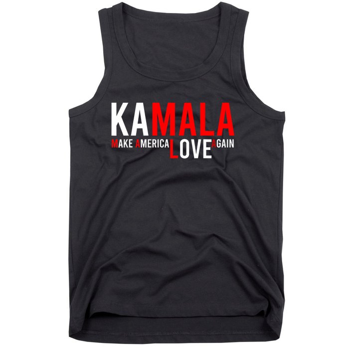 Kamala Harris 2024 For President Make America Love Again Tank Top