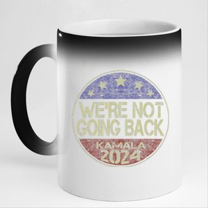 Kamala Harris 2024 For President Campaign 11oz Black Color Changing Mug