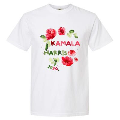 Kamala Harris 2024 President Funny America Election Garment-Dyed Heavyweight T-Shirt