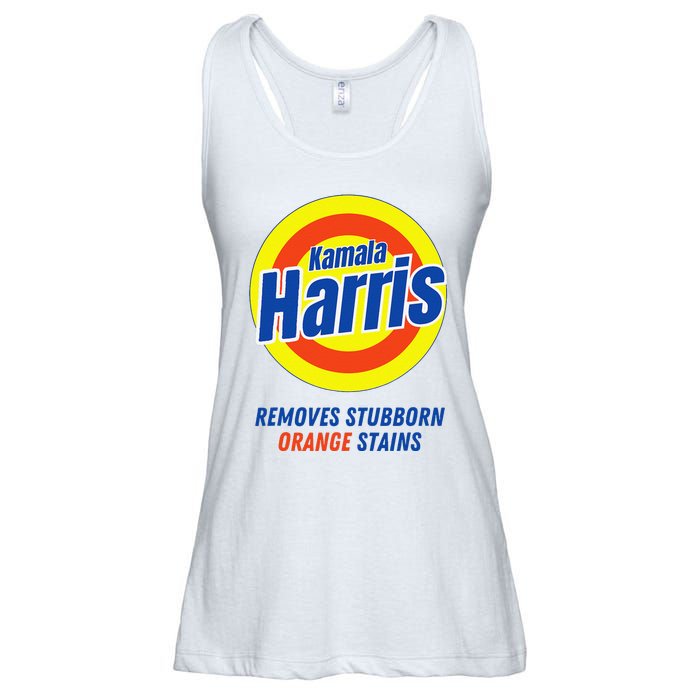 Kamala Harris 2024 Removes Stubborn Orange Stains Funny Vote Ladies Essential Flowy Tank