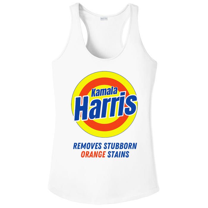 Kamala Harris 2024 Removes Stubborn Orange Stains Funny Vote Ladies PosiCharge Competitor Racerback Tank