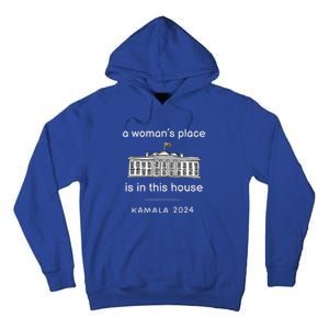 Kamala Harris 2024 Feminist Vote White House Tall Hoodie