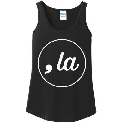 Kamala Harris 2024 President Comma La Funny Ladies Essential Tank