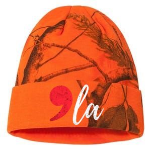 Kamala Harris 2024 President Comma La Funny Kati Licensed 12" Camo Beanie