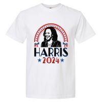 Kamala Harris 2024 Madam President Retro Vote Democrat Women Garment-Dyed Heavyweight T-Shirt