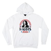 Kamala Harris 2024 Madam President Retro Vote Democrat Women Hoodie