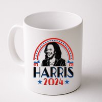 Kamala Harris 2024 Madam President Retro Vote Democrat Women Coffee Mug