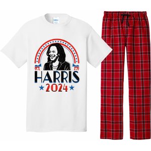 Kamala Harris 2024 Madam President Retro Vote Democrat Women Pajama Set