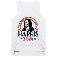 Kamala Harris 2024 Madam President Retro Vote Democrat Women Tank Top