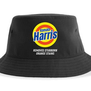 Kamala Harris 2024 Removes Stubborn Orange Stains Humorous Sustainable Bucket Hat