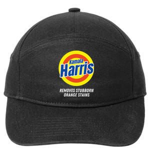 Kamala Harris 2024 Removes Stubborn Orange Stains Humorous 7-Panel Snapback Hat