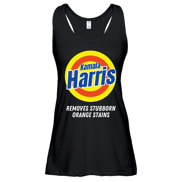 Kamala Harris 2024 Removes Stubborn Orange Stains Humorous Ladies Essential Flowy Tank