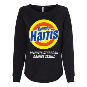 Kamala Harris 2024 Removes Stubborn Orange Stains Humorous Womens California Wash Sweatshirt