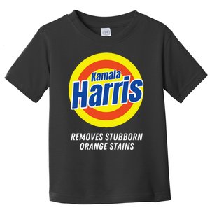 Kamala Harris 2024 Removes Stubborn Orange Stains Humorous Toddler T-Shirt