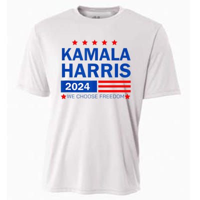 Kamala Harris 2024 For President We Choose Freedom Cooling Performance Crew T-Shirt