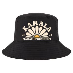 Kamala Harris 2024 Madam President Sunflower Cool Comfort Performance Bucket Hat