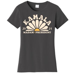 Kamala Harris 2024 Madam President Sunflower Women's T-Shirt