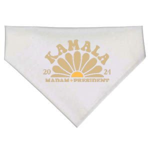 Kamala Harris 2024 Madam President Sunflower USA-Made Doggie Bandana