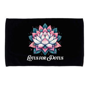 Kamala Harris 2024 Presidential Campaign American Lotus Microfiber Hand Towel