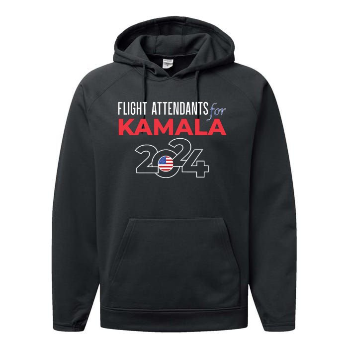 Kamala Harris 2024 For President Performance Fleece Hoodie