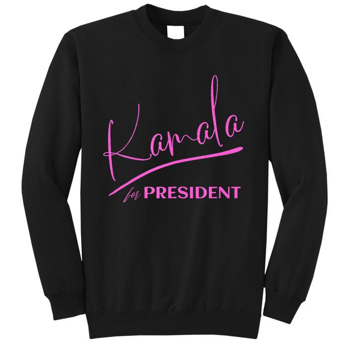 Kamala Harris 2024 Kamala For President Signature Style Sweatshirt