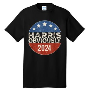 Kamala Harris 2024 Harris Obviously Tall T-Shirt