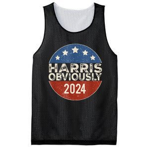 Kamala Harris 2024 Harris Obviously Mesh Reversible Basketball Jersey Tank