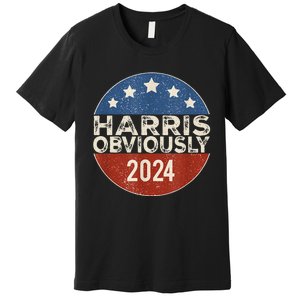 Kamala Harris 2024 Harris Obviously Premium T-Shirt