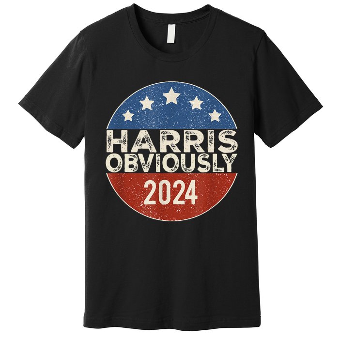 Kamala Harris 2024 Harris Obviously Premium T-Shirt