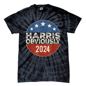 Kamala Harris 2024 Harris Obviously Tie-Dye T-Shirt