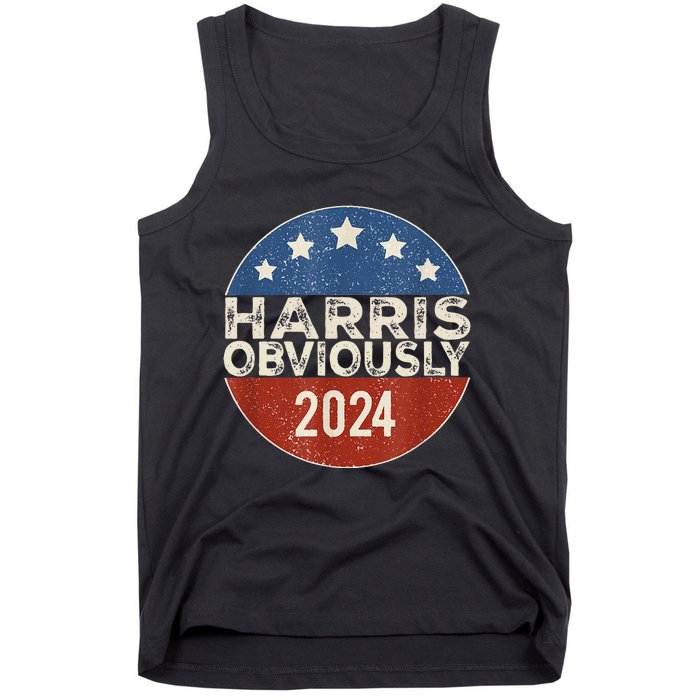 Kamala Harris 2024 Harris Obviously Tank Top