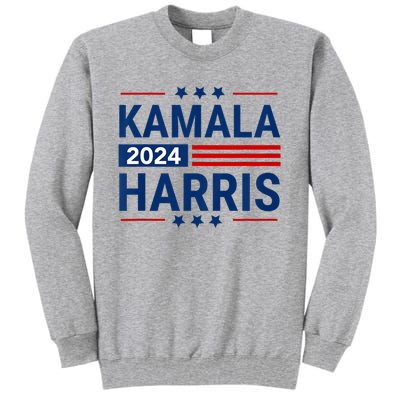 Kamala Harris 2024 Support First Presidente Usa Tall Sweatshirt