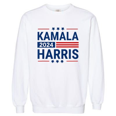 Kamala Harris 2024 Support First Presidente Usa Garment-Dyed Sweatshirt