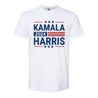 Kamala Harris 2024 Support First Presidente Usa Softstyle CVC T-Shirt