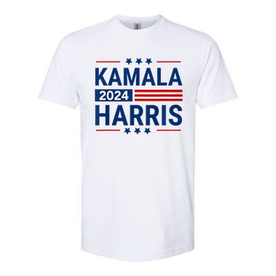 Kamala Harris 2024 Support First Presidente Usa Softstyle CVC T-Shirt