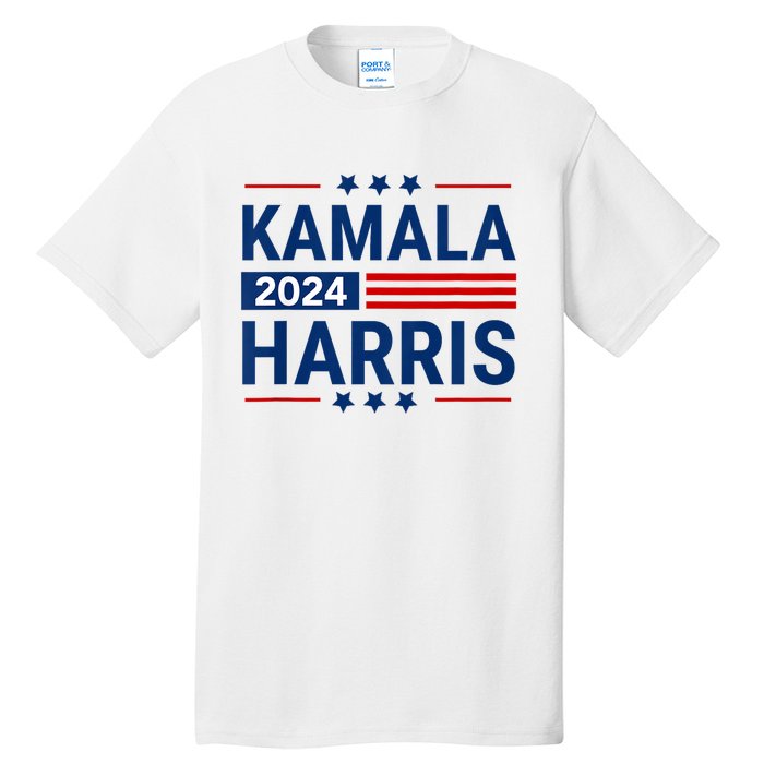 Kamala Harris 2024 Support First Presidente Usa Tall T-Shirt